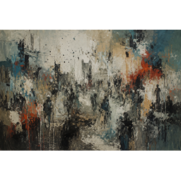 Ashes without Witness, by Nina Demoart, Oil on Canvas, 2022