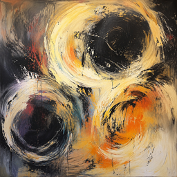 Encircling the Void 2, by Nina Demoart, Acrylic on Canvas, 2025