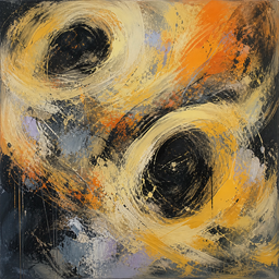 Encircling the Void 2, by Nina Demoart, Acrylic on Canvas, 2026