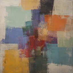 Intersecting Claims, by Nina Demoart, Acrylic on Canvas, 2024